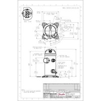 DANFOSS MLZ021T4LT9A Компрессор спиральный 121L8741