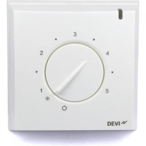 DEVI DEVIreg 130 140F1010 — Электронный терморегулятор с накладным корпусом, с датчиком пола 