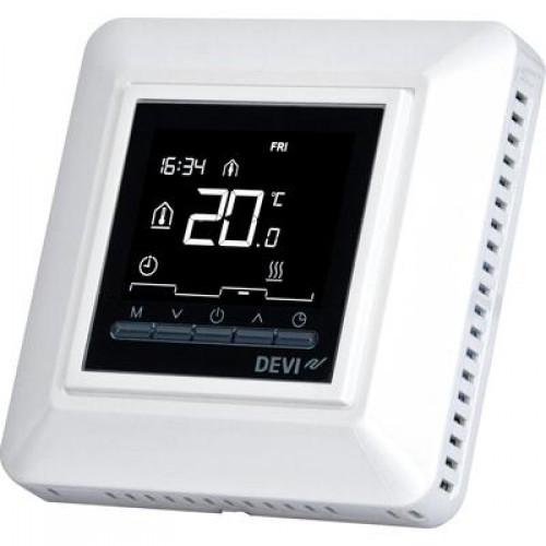 DEVI DEVIreg Classic 140F1056 — Электронный программируемый терморегулятор, белый 