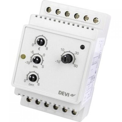 DEVI DEVIreg 316 140F1075 — Терморегулятор для систем антиобледенения с датчиком на проводе 
