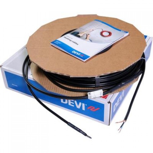 DEVI DEVIsafe 20T 140F1278 — Двухжильный нагревательный кабель, мощность 835 Вт при 230 В, длина 42 м 
