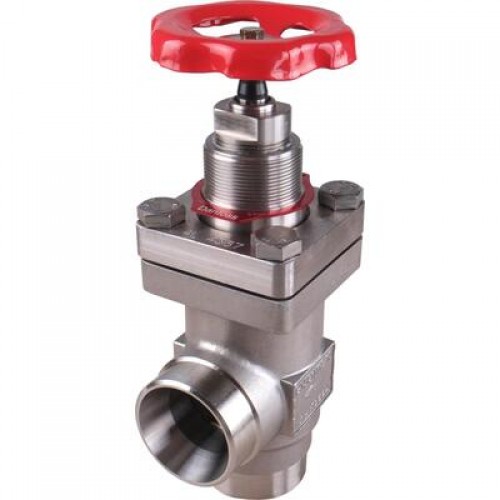 DANFOSS 148B5289 — Запорный клапан SVA-S SS 15 D ANG H-WHEEL 