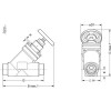 DANFOSS 148B5310 — Запорный клапан SVA-S 20 D STR H-WHEEL 