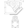 DANFOSS Корпус для фильтра FIA 20 SOC STR 