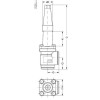 DANFOSS 148B5702 — Клапан обратный с запорной функцией SCA-X 50 