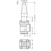 DANFOSS 148B5821 — Запорный клапан SVA-S 65 A ANG CAP 