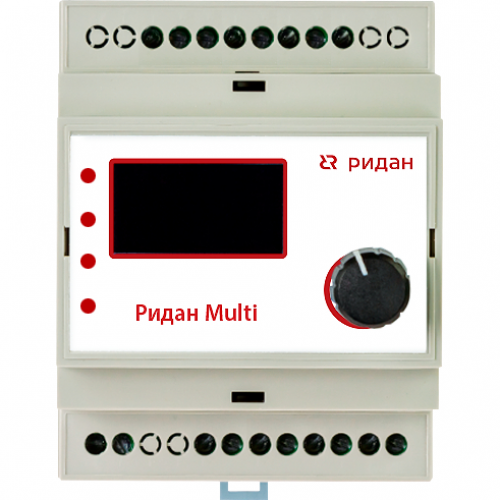 РИДАН 21RT0209R — Multi терморегулятор, размеры 90,2 х 71 х 70,9, класс защиты IP 20 