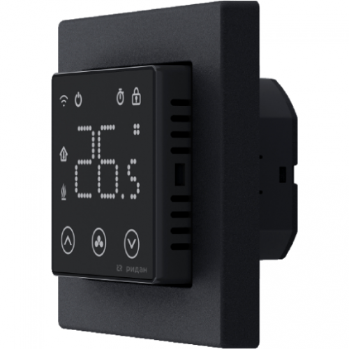 РИДАН 21RT1046R — Нагревательный мат TF-150 1 м² с терморегулятором Clever (черный) 