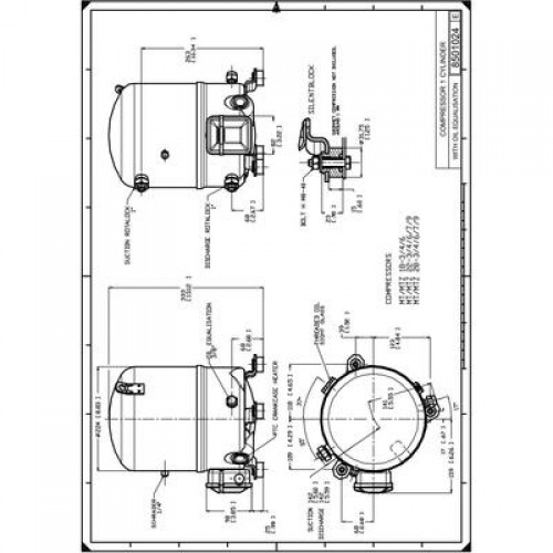DANFOSS MTZ28-4VI Компрессор 