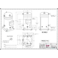 DANFOSS SY300A4CBM Компрессор спиральный SY300A4CBM