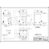 DANFOSS SY300A4PBI Компрессор спиральный(пр. класс 1770747419) SY300A4PBI